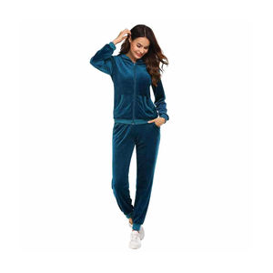 Chaqueta superior con cremallera de poliéster 100% de alta calidad para deporte informal al aire libre Slim Fit chándal de poliéster para mujer - Product Image 6