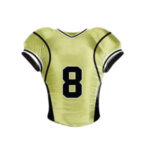 Camiseta de Fútbol Americano de Alta Calidad, Diseño Nuevo, Personalizada, con Transferencia Térmica, 100% Poliéster, para 32 Equipos - Product Image 1