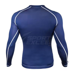 Meilleur Arrivée MMA Rash Guard Fitness Wear MMA Rash Guard Spandex Polyester MMA Rash Guard À Vendre - Product Image 3
