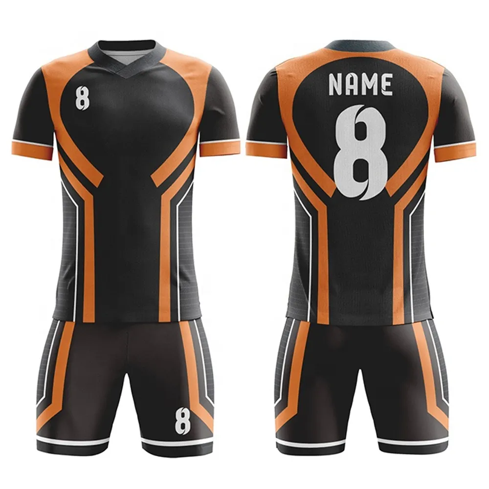Free Sample New Season Latest Design Thai Quality Soccer Uniform Custom Popular Club Football Jerseys