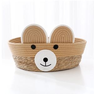 Gratte-chat confortable 2-en-1 et lit Matériaux en rotin durables et écologiques pour se reposer et gratter la forme rectangulaire - Product Image 3