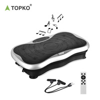 TOPKO Plate-forme vibrante de haute qualité pour l'entraînement physique à usage domestique Plaque vibrante de massage Machine d'exercice