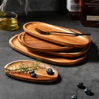 Hete Aanbieding! Op Voorraad: Acacia Houten Schaal, Houten Serveerblad, Op Maat Gemaakt Keuken Charcuterie Kaas Sushi Fruit Dessert Snack Borden Plank