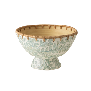 Vadrouille en rotin tendance bol à fruits en bambou filé support de bol en bambou dans un style minimaliste vente en gros d'ustensiles de cuisine décoratifs du Vietnam - Product Image 1