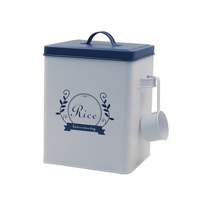 กระป๋องโลหะกลมสำหรับห้องครัวกล่องเก็บของแฮนด์เมดคุณภาพดีเยี่ยมสไตล์คลาสสิกกระป๋องโลหะหรูหราขายดี - Product Image 3