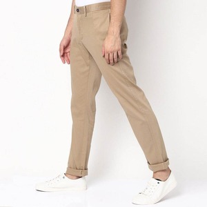 Pantalones Chinos de Lona Ligeros y Elegantes con Botones, Logotipo Personalizado Impreso, Estilo Moderno para Hombre, Servicio OEM - Product Image 2