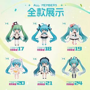 Set di 6 Action Figure Hatsune <span class=keywords><strong>Miku</strong></span> Serie With You, 100% Originali, Versione Q, Giocattoli da Collezione, Ornamenti da Scrivania - Product Image 3