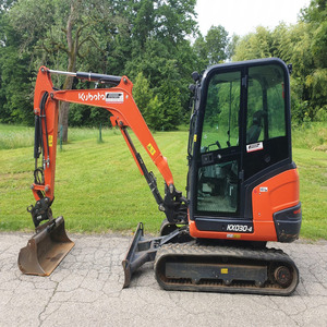 รถขุดขนาดเล็ก Kubota KX030-4 แบบตีนตะขาบ เครื่องยนต์ดีเซล สำหรับงานดินและก่อสร้างในฟาร์ม - Product Image 6