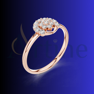 Bijoux Evadora Bague en diamant 10 carats pour femmes Bijoux de fiançailles - Product Image 1