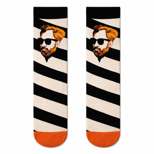 Chaussettes fantaisie en coton de qualité supérieure pour usage professionnel et décontracté, motifs colorés, fabrication sur mesure, marque privée - Product Image 2