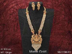 ชุดสร้อยคอวัดยาวชุบทอง Matte Designer - Product Image 2