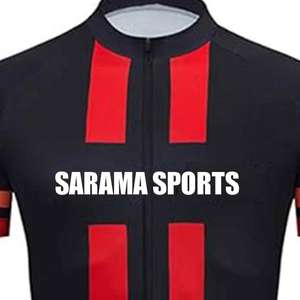 Customizable Men's <b>Cycling</b> Uniform Breathable Eco-Friendly Anti-Bacterial Quick Dry Lightweight 220g 100% Polyester Bicycle - Product Image 3