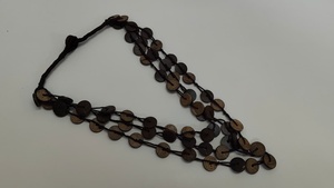 Collar de Concha de Coco Hecho a Mano, Joyería Ecológica de Moda, Cadenas Artesanales Vintage para Mujer, Estilo Boho Tropical de 18 Pulgadas - Product Image 3