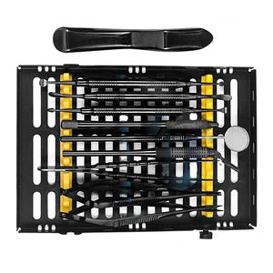 ชุดเครื่องมือผ่าตัดช่องปากขนาดเล็ก11ชิ้นพร้อมถาดจัดทำจากสแตนเลสเคลือบสีดำ - Product Image 6