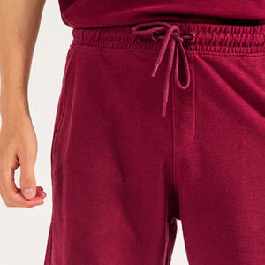 <b>Men</b> Casual <b>Shorts</b> with Pockets Mid Waist 100% Cotton terry Breathable OEM Custom Color Gym Fitness Sportswear - Product Image 2