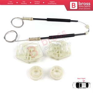 Juego de Reparación de Elevalunas Eléctrico BWR693, Puerta Trasera Derecha para X3 E83 2003-2011 SUV 51353448252 - Product Image 2