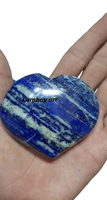 Vente en gros de pierres précieuses naturelles en vrac : Cœurs de Lapis Lazuli, cristaux bleus, figurines de guérison, décoration intérieure, sculptures religieuses, amour