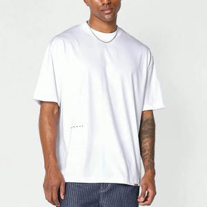 Logo personnalisé T-Shirt unisexe à manches courtes en coton T-Shirt pour hommes été décontracté uni vierge T-Shirt OEM ODM tissu respirant - Product Image 4