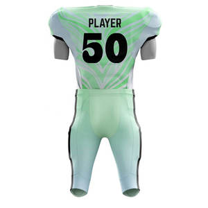 Qualité supérieure 2025 uniforme de football américain personnalisé 100% polyester à manches courtes vêtements d'équipe Service OEM - Product Image 6