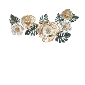 งานตกแต่งผนังลายใบไม้โลหะคุณภาพดี ดีไซน์อาร์ตเดโค สำหรับปลูกต้นไม้ ตกแต่งห้องนั่งเล่น ห้องนอน ห้องทำงาน ราคาขายส่ง ของตกแต่งบ้าน - Product Image 4