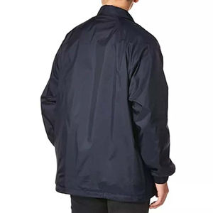 Nouveauté veste coupe-vent à capuche légère tissu imperméable avec fermeture éclair de couleur contrastée sweats à capuche pour hommes - Product Image 2