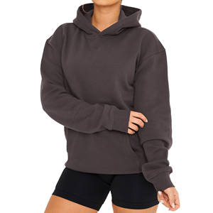 Sudaderas con capucha y sudaderas para mujer French Terry Boxy Heavyweight Unisex Hoodie Vintage Wash Drop Shoulder Oversized Women Hoodies - Product Image 2