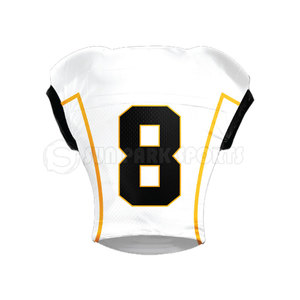 Uniforme de fútbol americano para hombre-Equipo deportivo personalizable de manga corta de poliéster 100% con logotipo y diseño personalizados - Product Image 6