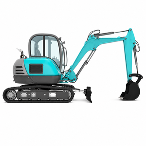 Mini-excavatrice sur chenilles robuste et compacte, haute efficacité, avec pompe Laidong Eaton pour la construction, l'aménagement paysager, l'agriculture et les travaux publics - Product Image 1