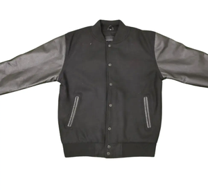 Vestes Letterman pour hommes Varsity Leather Sleeves Letterman Jackets Fabricant au Pakistan Varsity College Jacket - Product Image 4