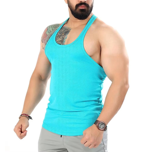 Men Sports polyester <b>Mesh</b> Tank <b>Top</b> Sleeveless Lightweight Gym Workout Running Fitness Active Wear For Mens Use - Product Image 4