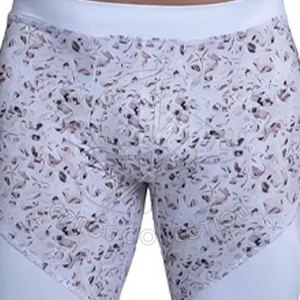 Mallas de entrenamiento de gimnasia para hombres, mallas de entrenamiento de secado rápido impresas con parches personalizados - Product Image 2
