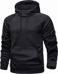 Sweat à capuche décontracté pour homme en molleton épais 100 % coton, personnalisable avec logo, motif uni imprimé, séchage rapide, idéal pour l'hiver – Vente en gros - Product Image 6