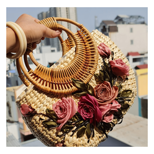 Bolso de Jacinto de Agua, fibra natural de jacinto de agua, adecuado para bolsos de estilo de vida y uso casual, Vietnam - Product Image 5