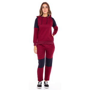 Vêtements décontractés pour femmes ensemble de survêtement pull tissu doux polaire attrayant durable filles ensemble de survêtement 2 pièces ensemble de tract - Product Image 6
