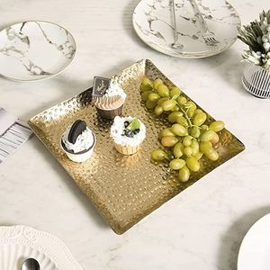 High Quality Elegant Metal Serving <b>Tray</b> for Home Display Unique <b>Large</b> Storage Table with Custom Size American Party Logo Print - Product Image 5