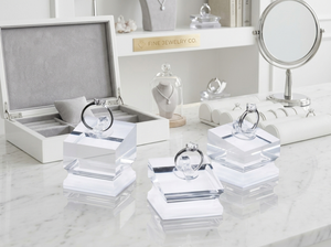 2026 Innovative <b>Block</b> Model Acrylic Modern Customized for Jewelry Display Stand Elegant Trendy Solutions for Ring - Product Image 2
