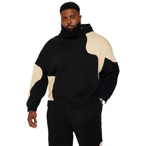 เสื้อฮู้ดดี้โอเวอร์ไซส์ผ้าฟลีซหนานุ่มสำหรับผู้ชายรุ่นใหม่ล่าสุดปี 2024 ผลิตจากผ้าฝ้าย/โพลีเอสเตอร์ เป็นมิตรต่อสิ่งแวดล้อม แห้งเร็ว ระบายอากาศได้ดี พร้อมลายปัก - Product Image 5