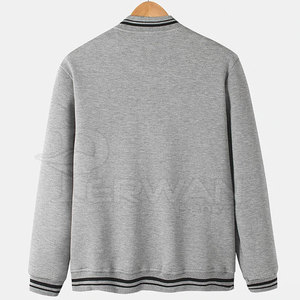 เสื้อแจ็คเก็ตเลตเตอร์แมนขนสัตว์สำหรับผู้ชาย คุณภาพสูง ผลิตตามสั่ง สำหรับฤดูใบไม้ร่วงและฤดูหนาว แห้งเร็ว ระบายอากาศได้ดี สวมใส่สบาย ทนทาน คอตั้ง บริการ OEM - Product Image 2