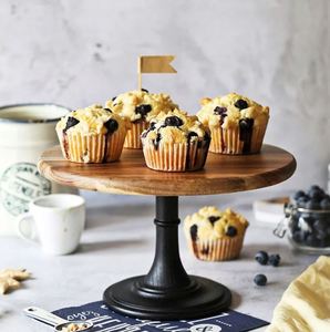 Creative natural wooden <b>cake</b> stand <b>server</b> display for wedding home hotel restaurant birthday party event decoration equipment - Product Image 6