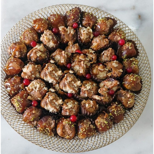 Bol de service en chocolat de table écologique Bol de forme ovale en métal doré de qualité supérieure pour les restaurants d'hôtels Bol de service sucré - Product Image 4