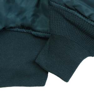 Chaqueta de bombardero acolchada de satén de seda para hombre de alta calidad nuevo estilo de moda con tela de lona de decoración bordada - Product Image 4