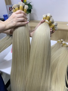 ราคาขายส่งผมต่อจํานวนมากสีบลอนด์ผมเวียดนามบริสุทธิ์ 100% คุณภาพสูง - Product Image 5