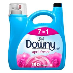 April Fresh Scent Downy Ultra Plus Suavizante de tela de lavandería Líquido desechable con fragancia de lavanda para detergente de ropa - Product Image 1