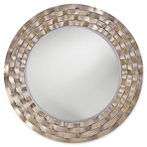 Well Selling Iron <b>Mirror</b> Art <b>Irregular</b> Circular Living Room Metal Frame Wall <b>Mirror</b> Decor Christmas Vintage Luxury Space Casual - Product Image 2