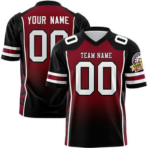 Camiseta de fútbol americano para hombre 2025 cómoda de poliéster de secado rápido transpirable y venta caliente a un precio - Product Image 5