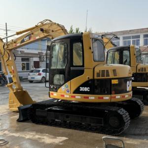 Miniexcavadora de 12 toneladas 308C 308CCR con certificación CE, diseño compacto usado en Francia, construcción de bomba de engranajes de motor de alto rendimiento - Product Image 3