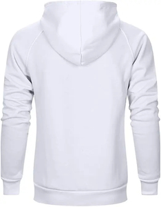 Sweat à capuche unisexe en molleton 100 % coton de haute qualité, imprimé numériquement, pour l'hiver, style streetwear, couleur unie, logo personnalisable - Product Image 4