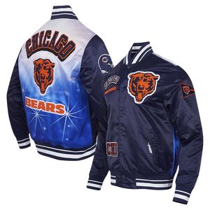 Chaqueta universitaria de satén con bordado por sublimación al por mayor acabado brillante con diseño personalizado de doble técnica - Product Image 6
