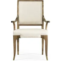 Ensemble de 2 fauteuils de salle à manger rembourrés, assise et dossier rembourrés, pieds en bois massif, chaises d'appoint confortables pour cuisine et salle à manger