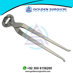 Instrument vétérinaire de pince à sabot incurvé de chaussure de cheval vétérinaire de lame résistante pour le soin d'ongle de cheval et de bétail - Product Image 5